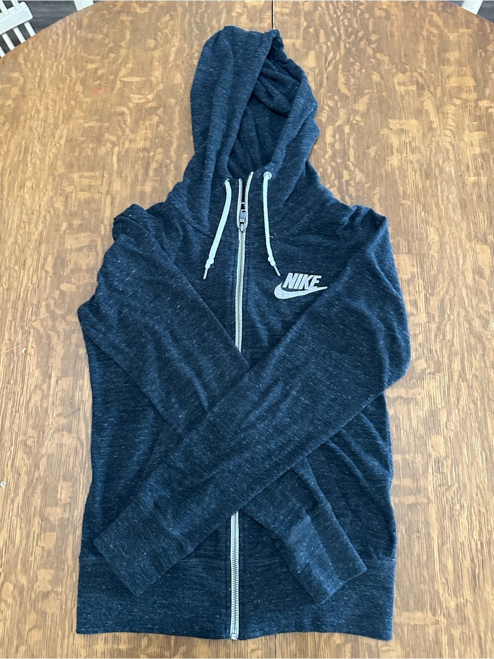 Nike Sportswear Gym Vintage Full-Zip Hoodie size Small - Picture 6 of 11